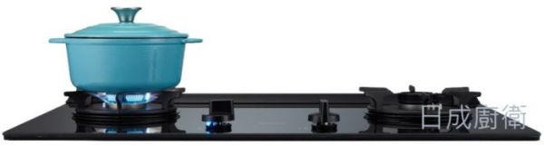 【日成】林內牌檯面爐.彩焱 RB-L2710G(B) 玻璃雙口 