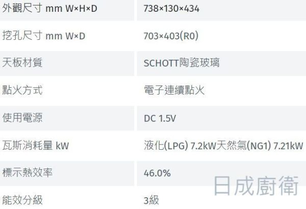 【日成】林內牌二口檯面爐 檯面式內焰玻璃雙口爐 RB-2CGT-TR 