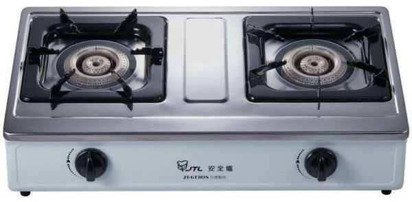 JT-GT203S-喜特麗-琺瑯鑄造爐頭-台爐-檯爐-傳統式-機身烤漆-瓦斯爐