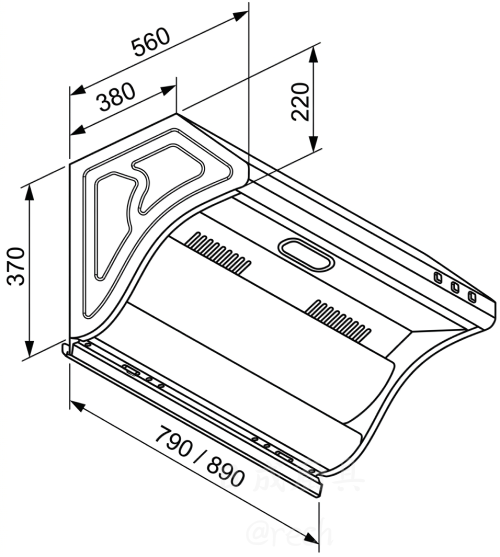 【日成】莊頭北 TR-5365 近吸式斜背排油煙機 桃園廚具,日成,日成廚具生活館,日成廚具,廚具店,莊頭北,近吸,油煙機,斜背,甜甜價