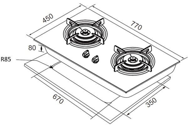 【日成】喜特麗二口檯面爐 黑玻面板 JT-GC205A 桃園廚具,日成,日成廚具,日成廚衛,日成廚衛生活館,廚具行,喜特麗,瓦斯爐,甜甜價,優惠