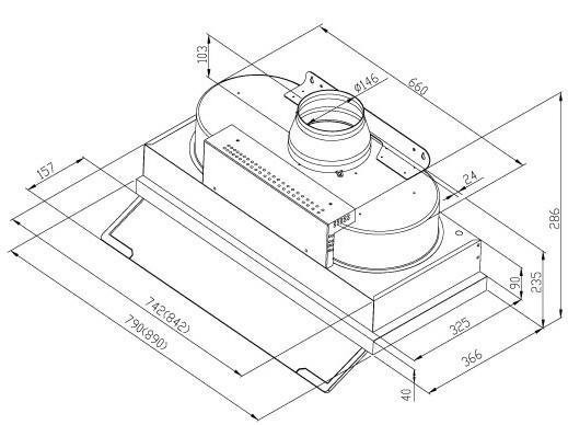 【日成】櫻花牌90cm渦輪變頻 DR-3592AXL 玻璃觸控.隱藏式.除油煙機 