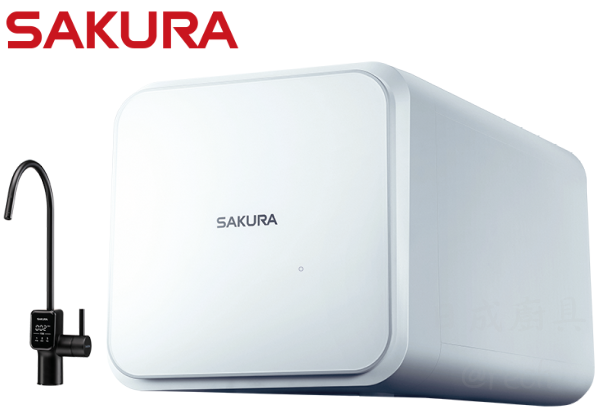 P0262-RO-RO淨水器-櫻花-日造水量800加侖-純水回流技術-無儲水桶設計-電子顯屏龍頭