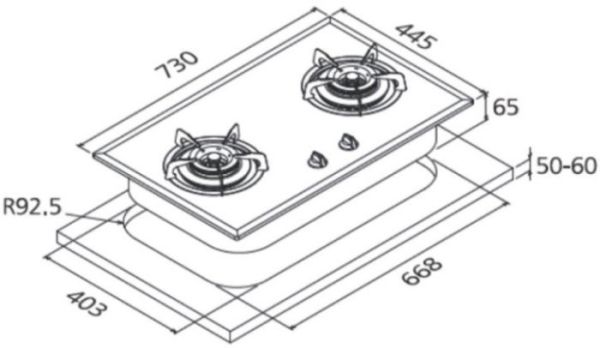 【日成】豪山牌 SB-2283 二口檯面爐 黑玻璃面板 特殊尺寸 檯面式瓦斯爐 桃園廚具,日成,日成廚衛,日成廚衛生活館,廚具行,日成廚具,豪山,檯面爐,黑色玻璃,瓦斯爐