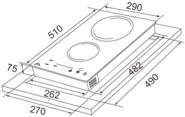 【日成】喜特麗電陶爐 JTEG-200A 直式雙口2800W功率 桃園廚具,桃園廚具店,桃園廚具行,日成,日成廚具,日成廚具生活館,喜特麗 JTEG-200A,喜特麗電陶爐,220V 雙口觸控電陶爐,直式雙口電爐