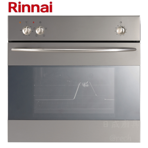 Rinnai林內RBO-5CS1-TW嵌入式五段功能烹調烤箱正面不鏽鋼外觀