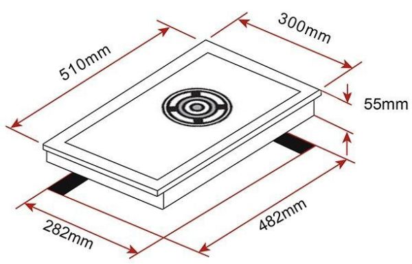 【日成】德國 TEKA 單口瓦斯爐 EFX-30 1G 不銹鋼面板 