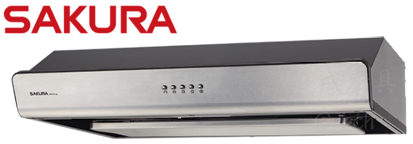 SAKURA 櫻花 R3751BXL 側視角圖，簡約時尚機身線條