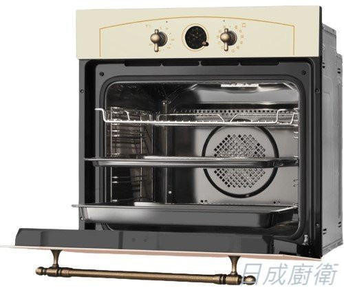 【日成】Amica 崁入式 復古烘焙烤箱 ED17319W 霧白色 (期貨.交期4個月) 