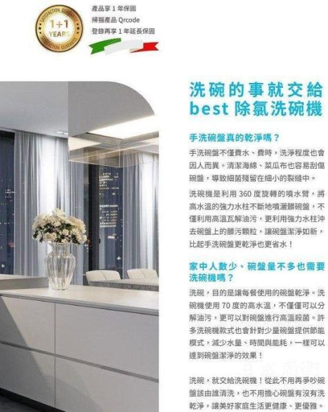【日成】best半嵌式洗碗機 110V 12人份 G2216 