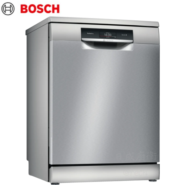 SMS8ZCI00X-洗碗機-BOSCH-獨立式-110V-14人份-沸石烘乾-強效潔淨區-Auto全自動洗程