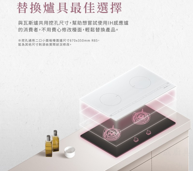【日成】SAKURA 櫻花牌 EG2200AGT 雙口IH感應爐 鈦銀色 3500W總功率 桃園廚具店,桃園廚具行,櫻花EG2200AGT,雙口IH感應爐,日成廚具生活館