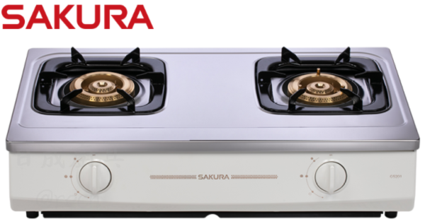 G5201S-瓦斯爐-櫻花牌-傳統式-台爐-一級能效-節能-堅固耐用