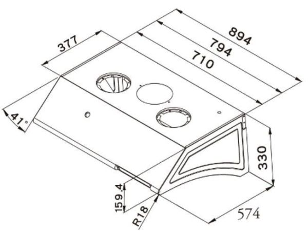 【日成】林內牌.80公分.水洗+電熱除油.排油煙機(RH-8033S) 