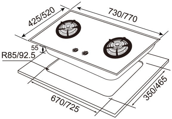 【日成】喜特麗.雙口玻璃檯面爐 JT-GC229AS 送基本安裝 桃園廚具,日成,日成廚衛生活館,日成廚具,廚具,喜特麗,瓦斯爐,高品質合金旋鈕,智慧型點火控制器,甜甜價