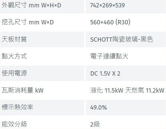 【日成】Rinnai林內牌爐連烤RB71W23L1R5-STW-TR嵌入式防漏式瓦斯爐+小烤箱.黑 