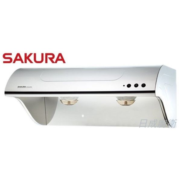【日成】櫻花牌 80cm高速雙渦輪+雙效除油.斜背式除油煙機 R-3262SL 