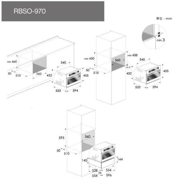 【日成】林內牌 RBSO-970 嵌入式多功能蒸烤爐 桃園廚具,日成,日成廚衛生活館,日成廚具,廚具店,林內,蒸烤爐,義大利,甜甜價,優惠