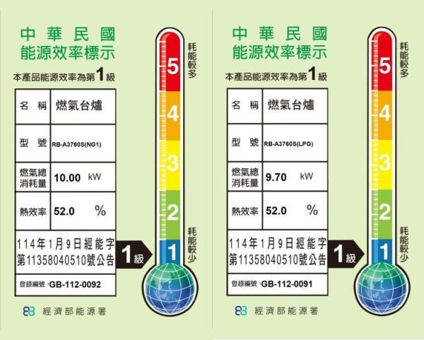 【日成】林內牌檯面三口爐.緻溫 RB-A3760S 定時定溫.不銹鋼 