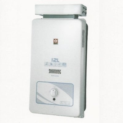 【日成】櫻花12L公寓專用.屋外抗風型熱水器 GH-1206 
