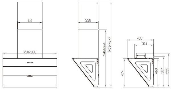 【日成】櫻花牌 近吸除油煙機 R7615 