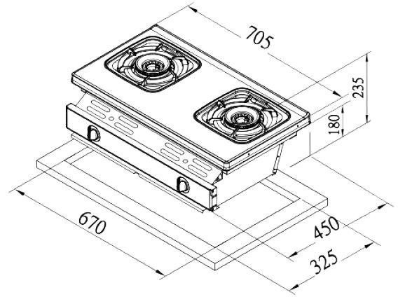 【日成】莊頭北 一級節能嵌入爐 旋烽爐 TG-7605 嵌入式瓦斯爐 