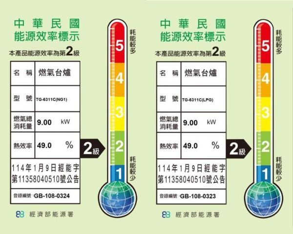 【日成】莊頭北.雙控定時台爐 TG-6311C 傳統式瓦斯爐 