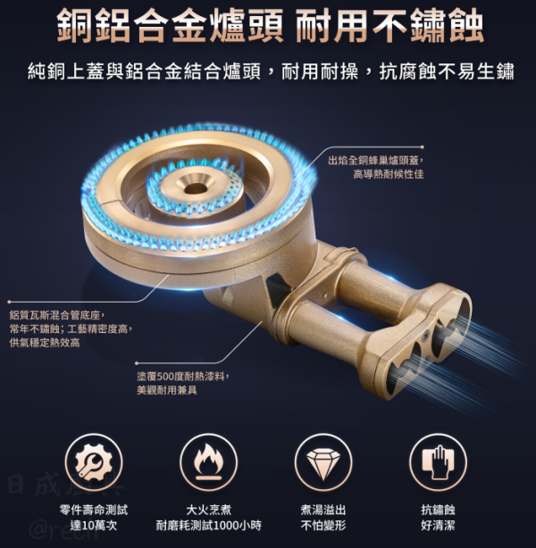 【日成】櫻花牌 傳統式瓦斯爐 G5201S 一級能效 桃園廚具,日成,日成廚衛生活館,日成廚具,廚具,櫻花,油煙機,台爐,一級能效,甜甜價