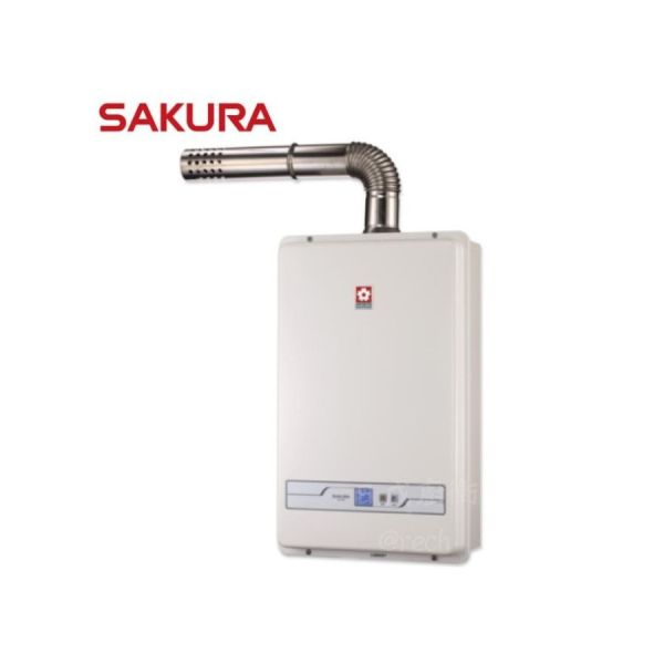 【日成】櫻花牌13L數位恆溫強制排氣熱水器 SH-1335 桃園廚具,日成,日成廚具,桃園熱水器,櫻花,數位恆溫,桃園熱水器,熱水器,優惠,享甜甜價