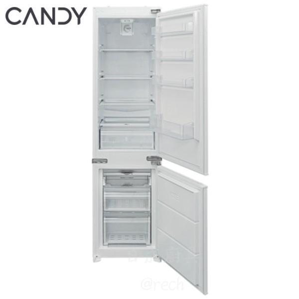 CANDY 電冰箱 CBF18D-TWN 內部分層與抽屜空間，大容量收納，嵌入式設計，居家廚衛生活必備。