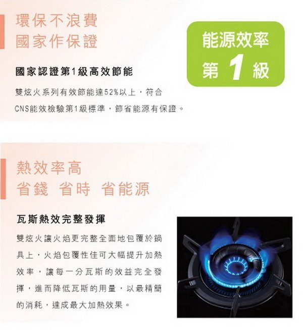 【日成】櫻花牌二口雙炫火珍珠壓紋台爐 (G-5900S) 