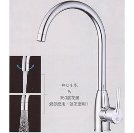 TAP 廚房立式檯面龍頭 可切換花灑出水 LF無鉛認證 TAP-106040 