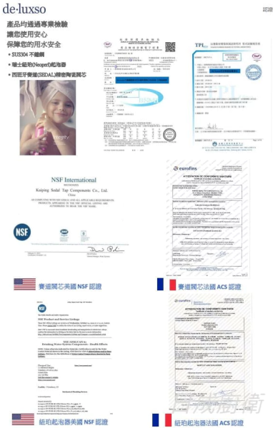 【日成】de.luxso廚房龍頭.不銹鋼材質 DF-7100ST+ 萬向.有花灑 