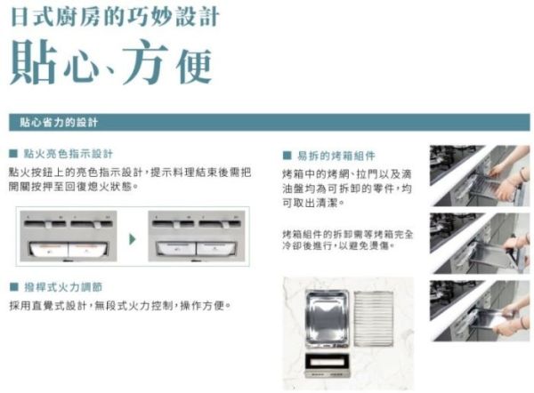 【日成】Rinnai林內牌爐連烤RB71AM5U32S-VW-TR嵌入式瓦斯爐＋小烤箱 