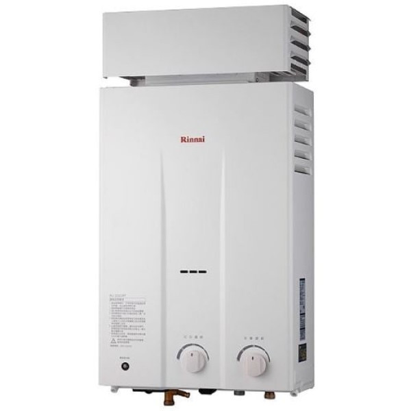 【日成】林內屋外抗風型10L熱水器(RU-1022RF) 