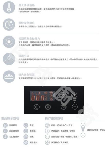 【日成】林內牌 三口檯面式 黑玻面板 RB-A3760G 緻溫檯面式瓦斯爐 