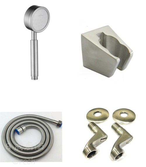 【日成】淋浴龍頭 不銹鋼材質 Rech-18 附止水灣頭 