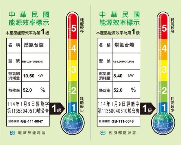 【日成】林內牌檯面爐.彩焱 RB-L2610G(B) 玻璃雙口爐 