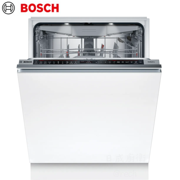 SMV8ZCX00X-洗碗機-BOSCH-全嵌式-110V-14人份-沸石烘乾-Auto全自動洗程-熱能交換裝置