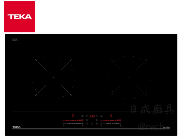 Teka IBC 7322 S 橫式雙口 IH 感應爐正面外觀
