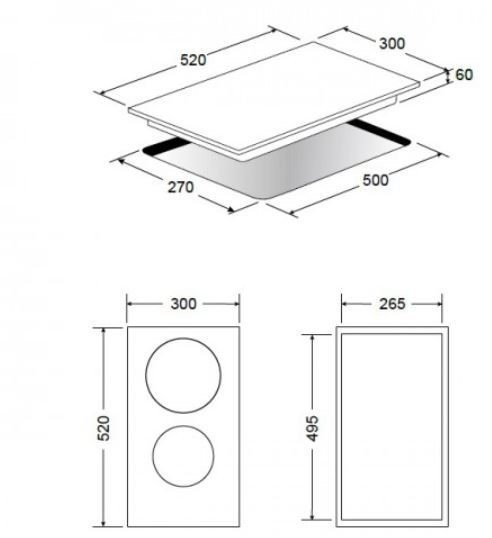 【日成】義大利 best 雙口.直式IH感應爐 IH2860 
