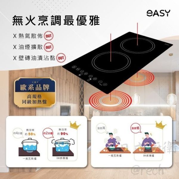 【日成】EASY 直式雙口IH感應爐 AH2A 