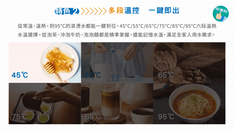 WH600-RO-淨熱一體機-淨熱機-亞爾浦-能效1級-6段溫控-節約省電設計-特色2