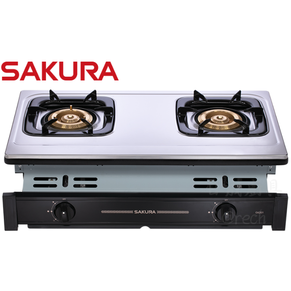 【日成】櫻花牌 傳統式瓦斯爐 G6201S 一級能效 桃園廚具,日成,日成廚衛生活館,日成廚具,廚具,櫻花,瓦斯爐,嵌爐,甜甜價,優惠