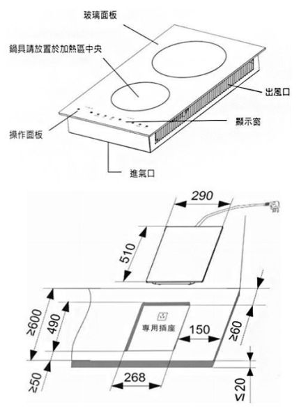 【日成】林內牌 IH智慧感應雙口爐 RB-H2180 
