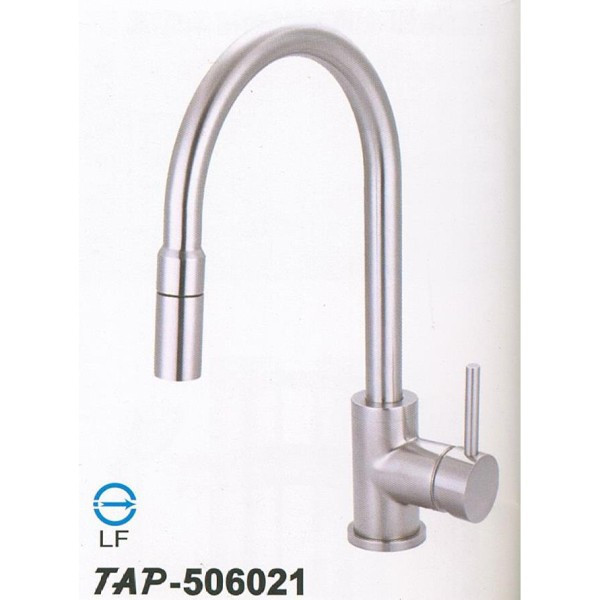 TAP 廚房伸縮龍頭 不銹鋼材質 LF無鉛認證 TAP-506021 