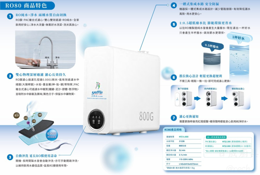 【日成】亞爾浦 直出式RO逆滲透淨水設備 RO80 桃園廚具,日成,日成廚衛生活館,日成廚具,廚具,亞爾浦,RO,淨水,甜甜價,優惠