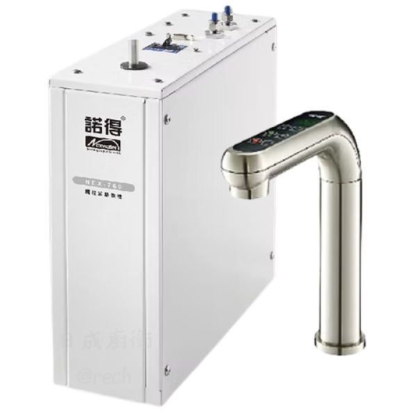 NEX-760BK-BN-諾得-加熱器-飲水機-溫熱型-淨水-智能觸控-ST304不鏽鋼-銀色