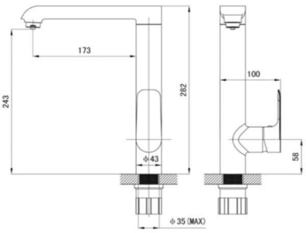 【日成】de.luxso 三用 廚房龍頭 不銹鋼材質 DF-7612DW 有花灑 
