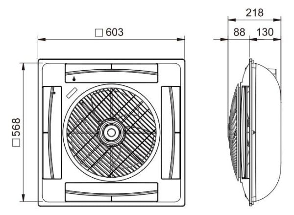 【日成】阿拉斯加.110V 輕鋼架節能循環扇 SA-359 (附遙控器) 